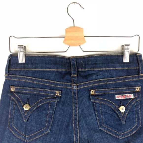 Hudson Jeans Wide Leg Flare 70's Retro Boho Denim - Picture 6 of 7